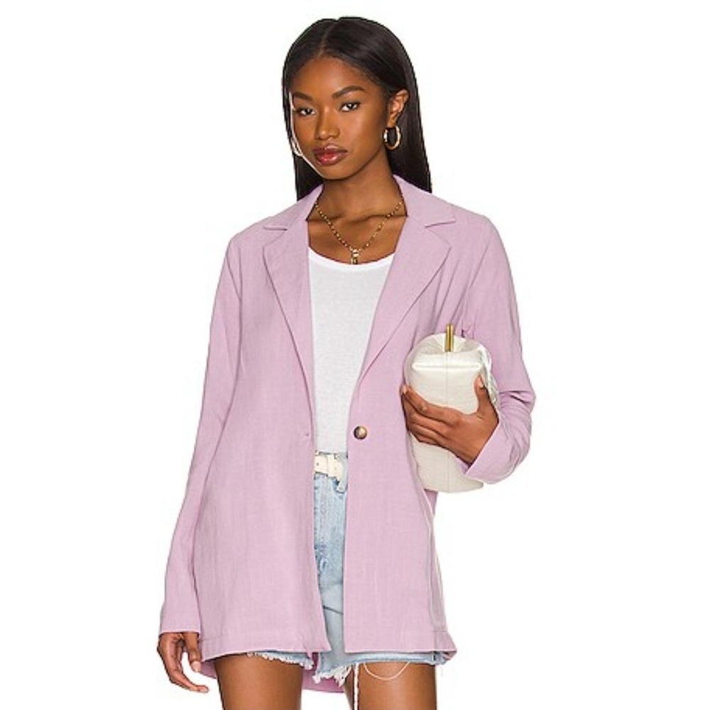 New Show Me Your Mumu Artemis Blazer size S Purple‎ Lavender Women's Jacket